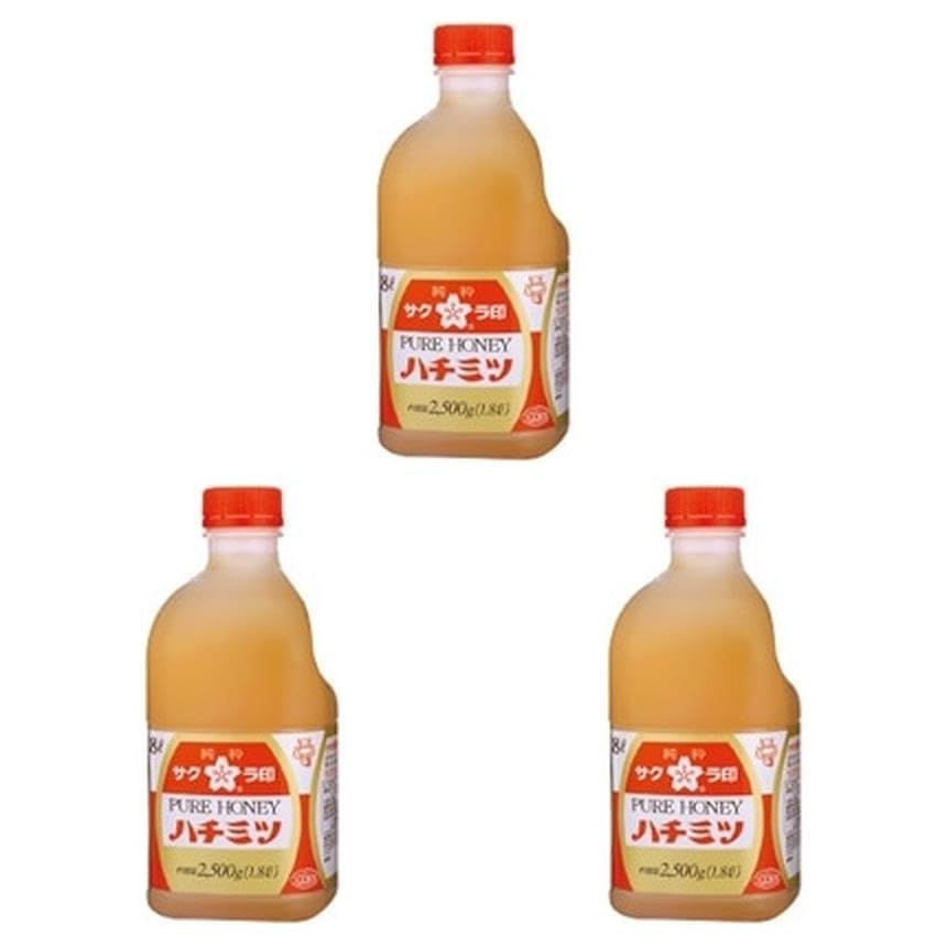 加藤美蜂園本舗 桜印 ハチミツポリ 2.5KG×3本 常温(まとめ買い)