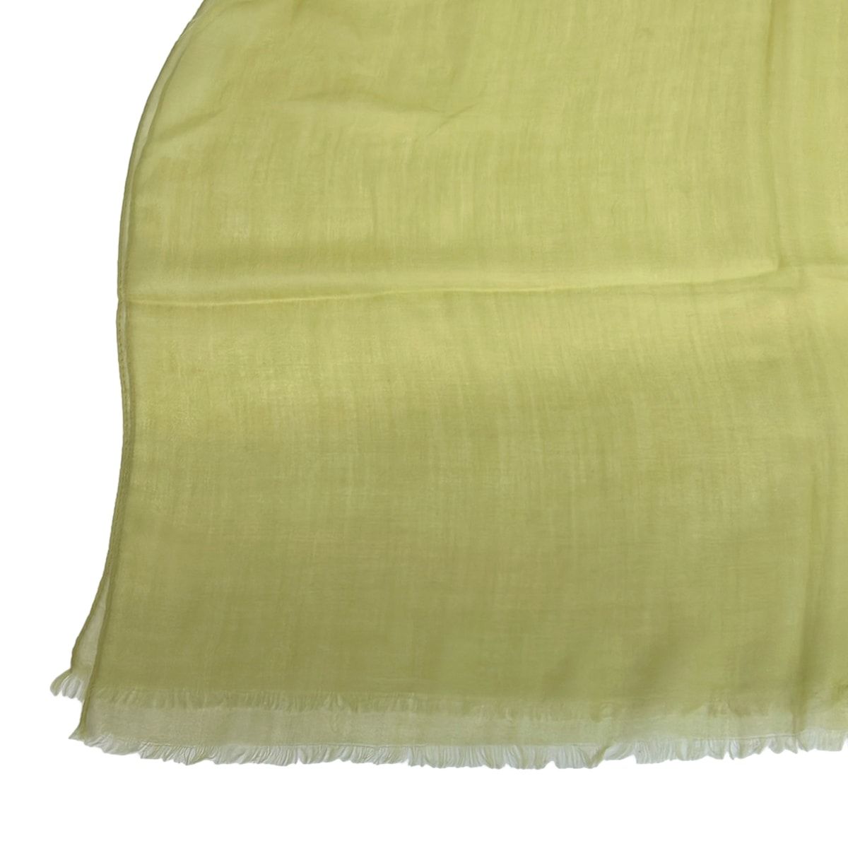 AGNONA(アニオナ) ストール(ショール)美品 - イエローグリーン