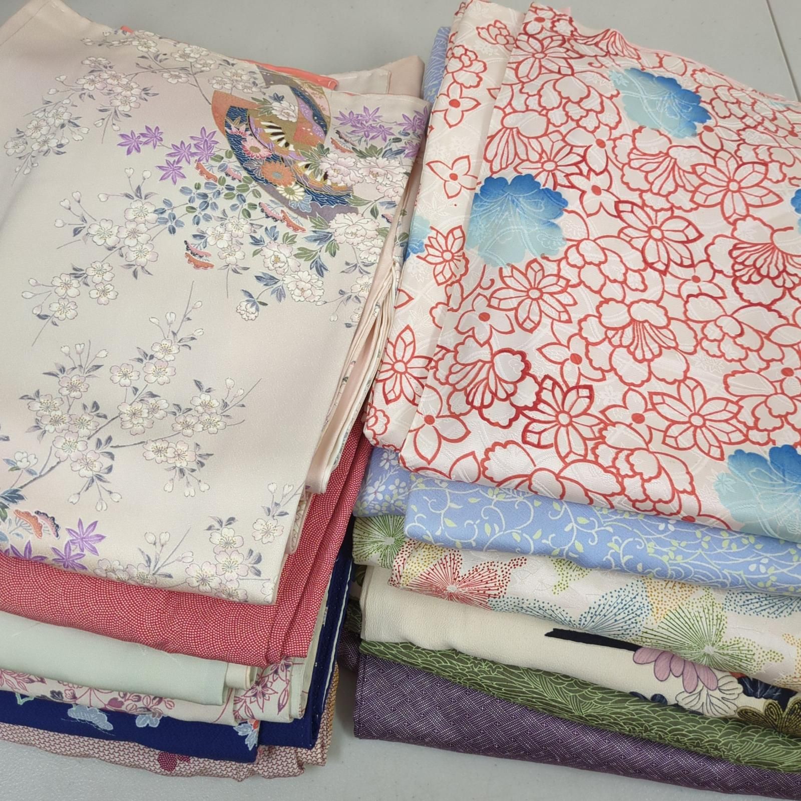 小紋 着物 正絹 12着 まとめ売り リメイク材料 Y-565 - メルカリ