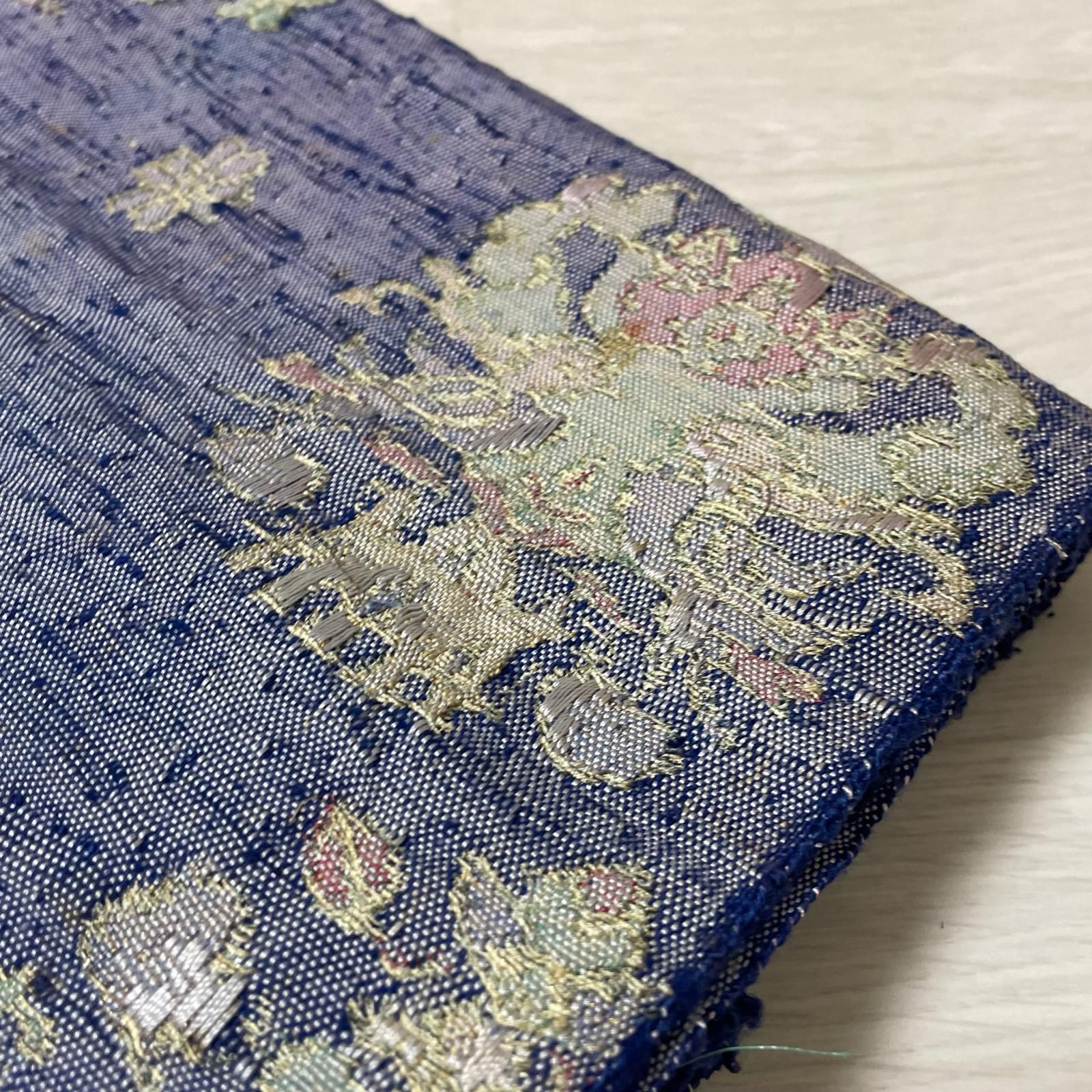 名古屋帯 紬 抽象花模様 八寸 正絹 着物 X-3137 - メルカリ