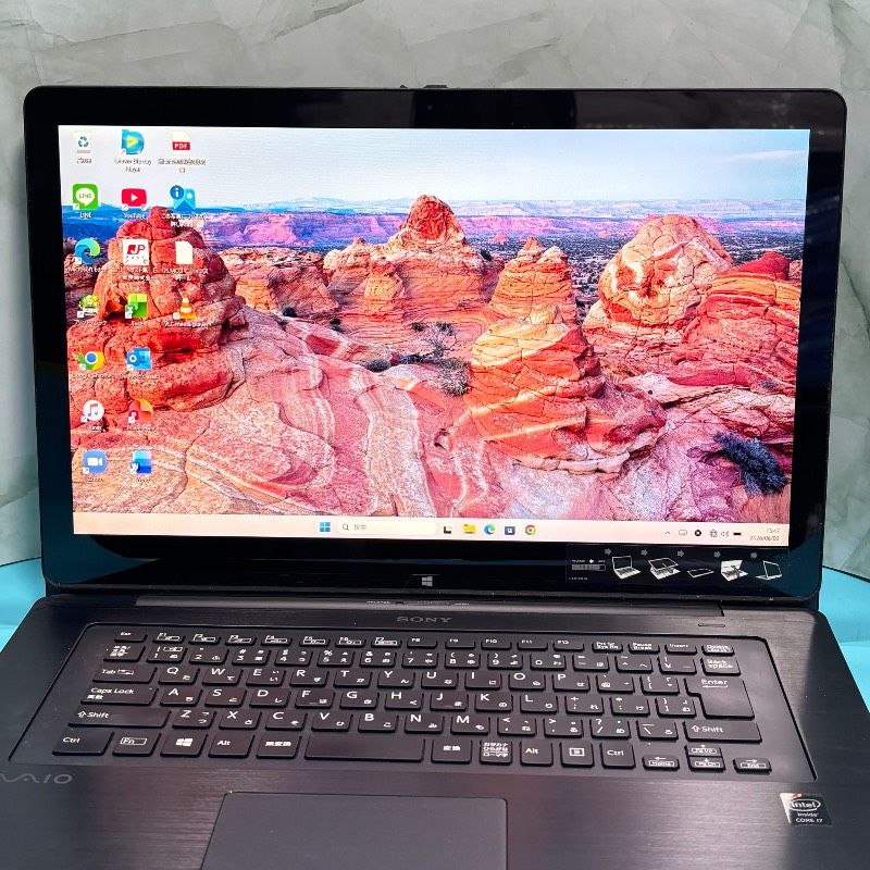 VAIO✨爆速i7 ✨Windows11☆爆速SSD＆メモリ8GB☆カメラ☆エクセル