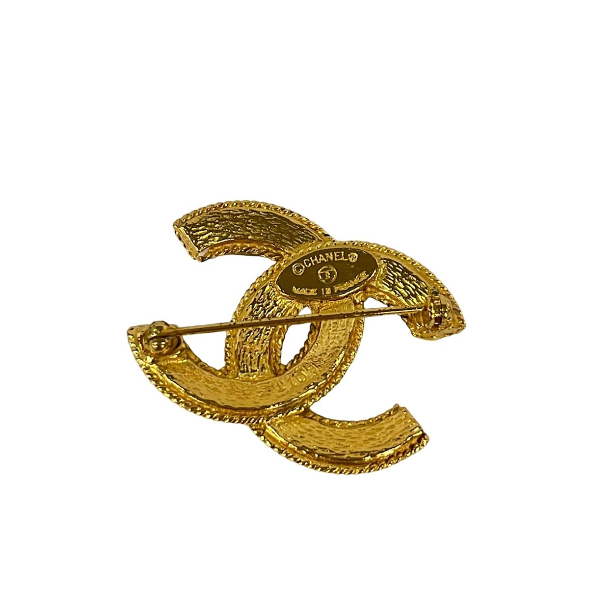 【極美品】シャネル ブローチ ココマーク ゴールド金具 1109 ヴィンテージ CHANEL(シャネル) ブローチ - ゴールド ココマーク/1109 - メルカリ
