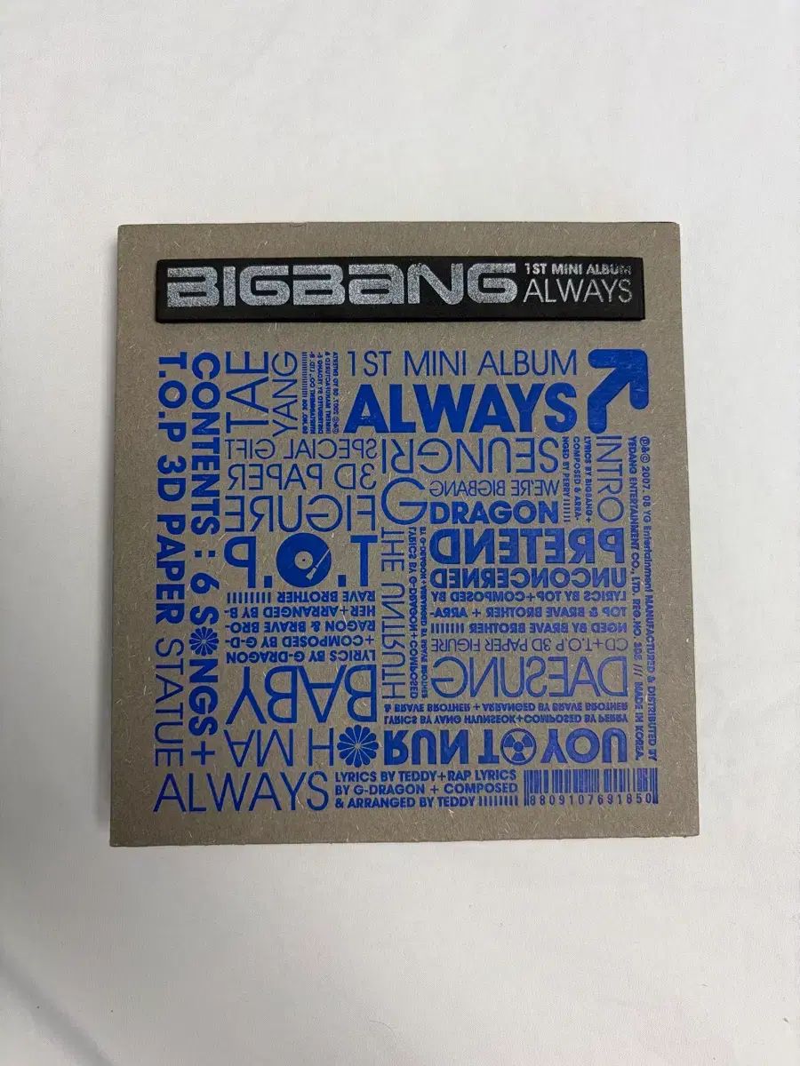数量限定，大人気】 BIGBANG(ビッグバン) ミニ1集 always アルバム 初回版