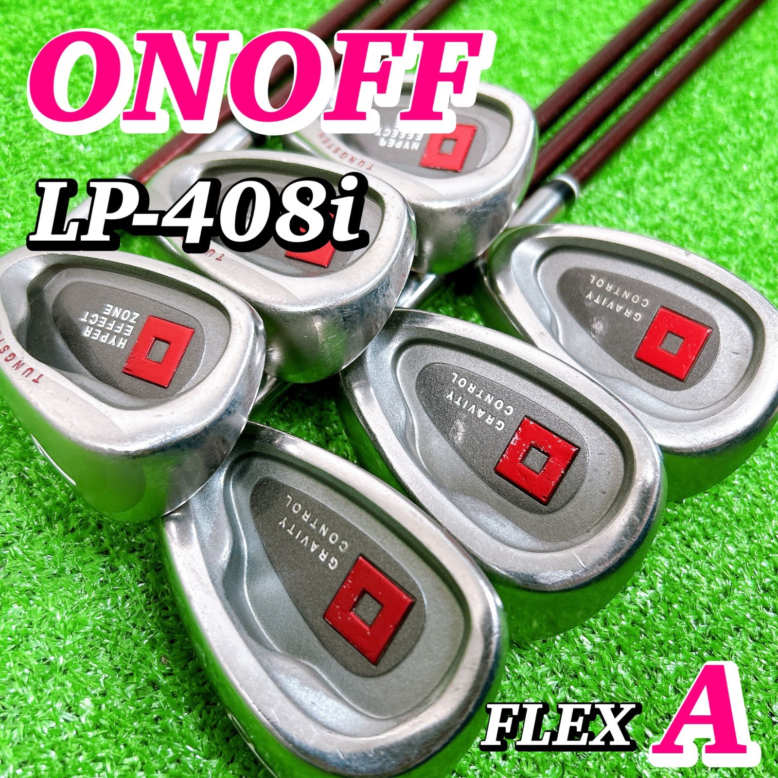 ONOFF オノフ LP-408i レディース アイアン 6本 A 初心者 女性 入門 7-9PAS ゴルフクラブ カーボン