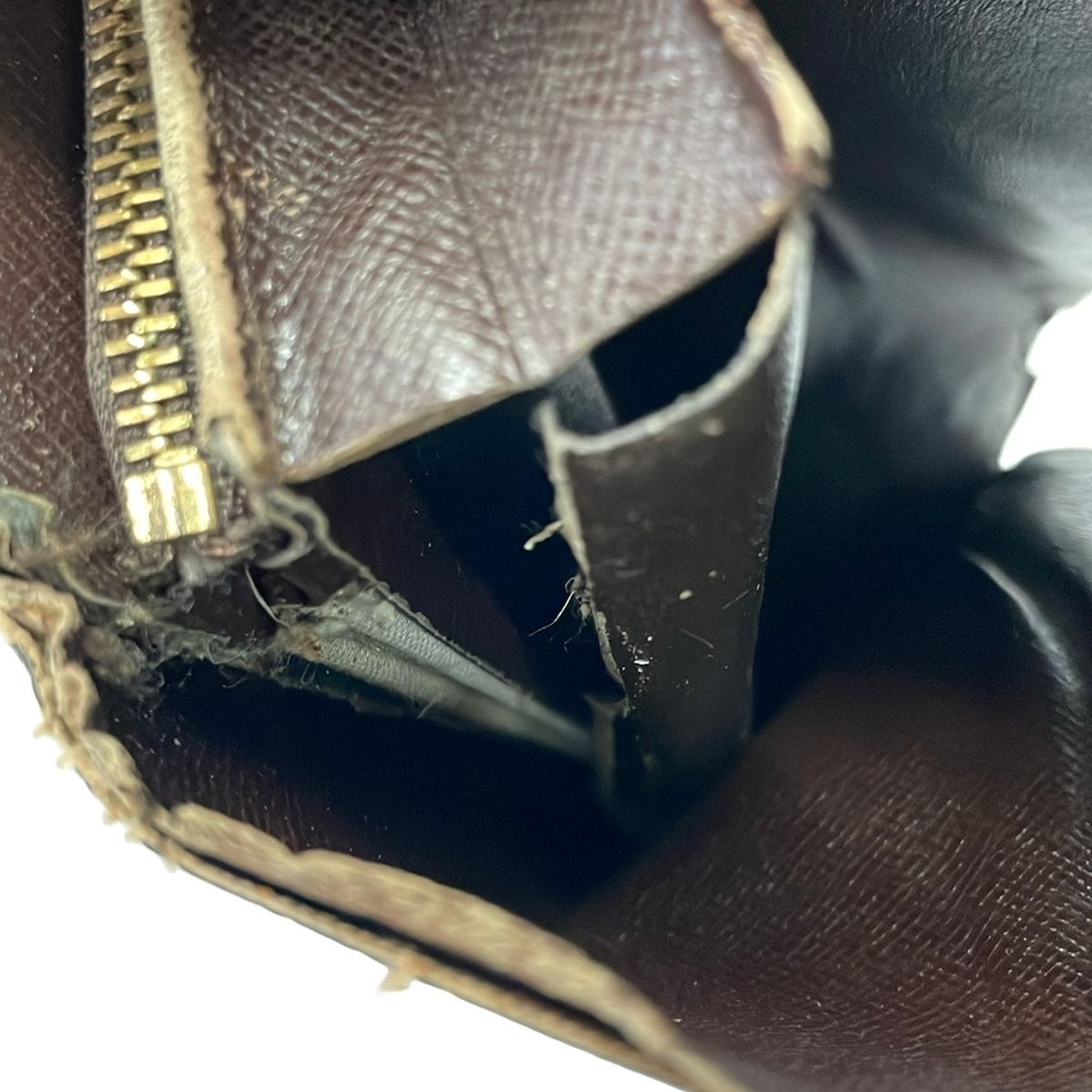 LOUIS VUITTON(ルイヴィトン) 2つ折り財布 ダミエ ポルト モネ・ビエ