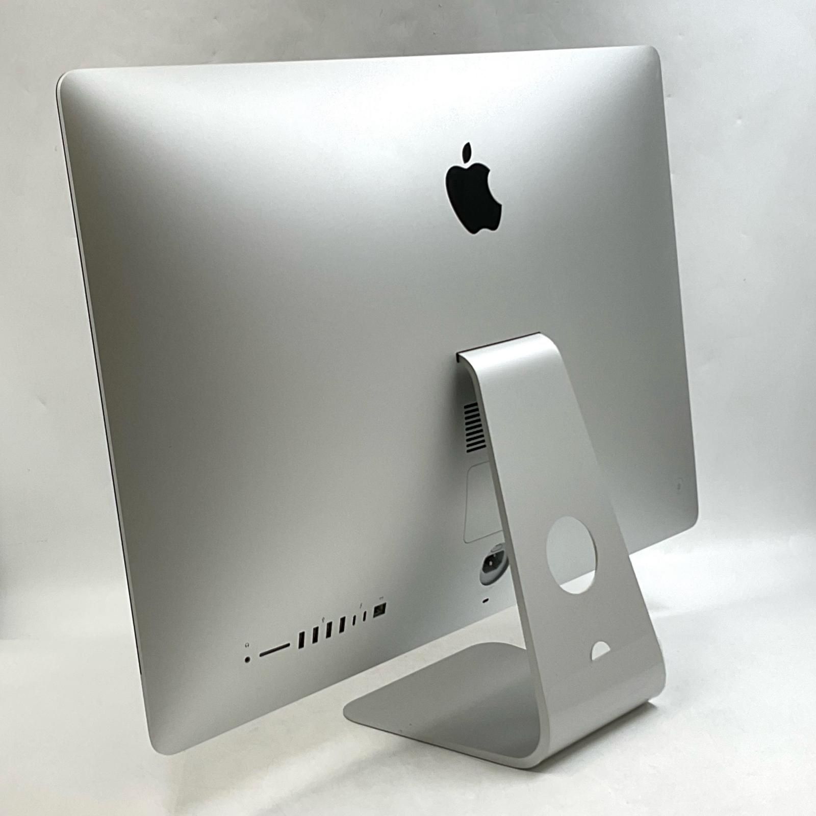 【全額返金保証】【最速発送】Apple iMac 27インチ intel core i5 8GB フュージョンドライブ 1TB シルバー 美品 動作確認済
