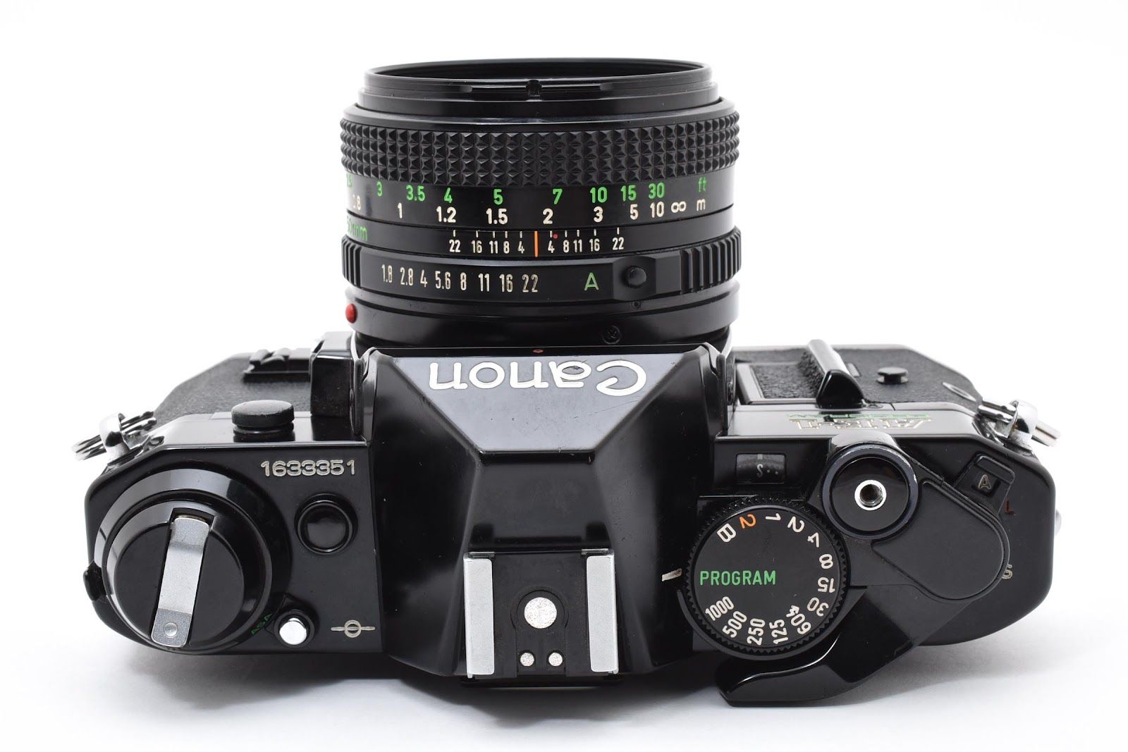 ☆良品☆ CANON AE-1 PROGRAM ボディ NEW FD 50MM F1.8 シャッター鳴き