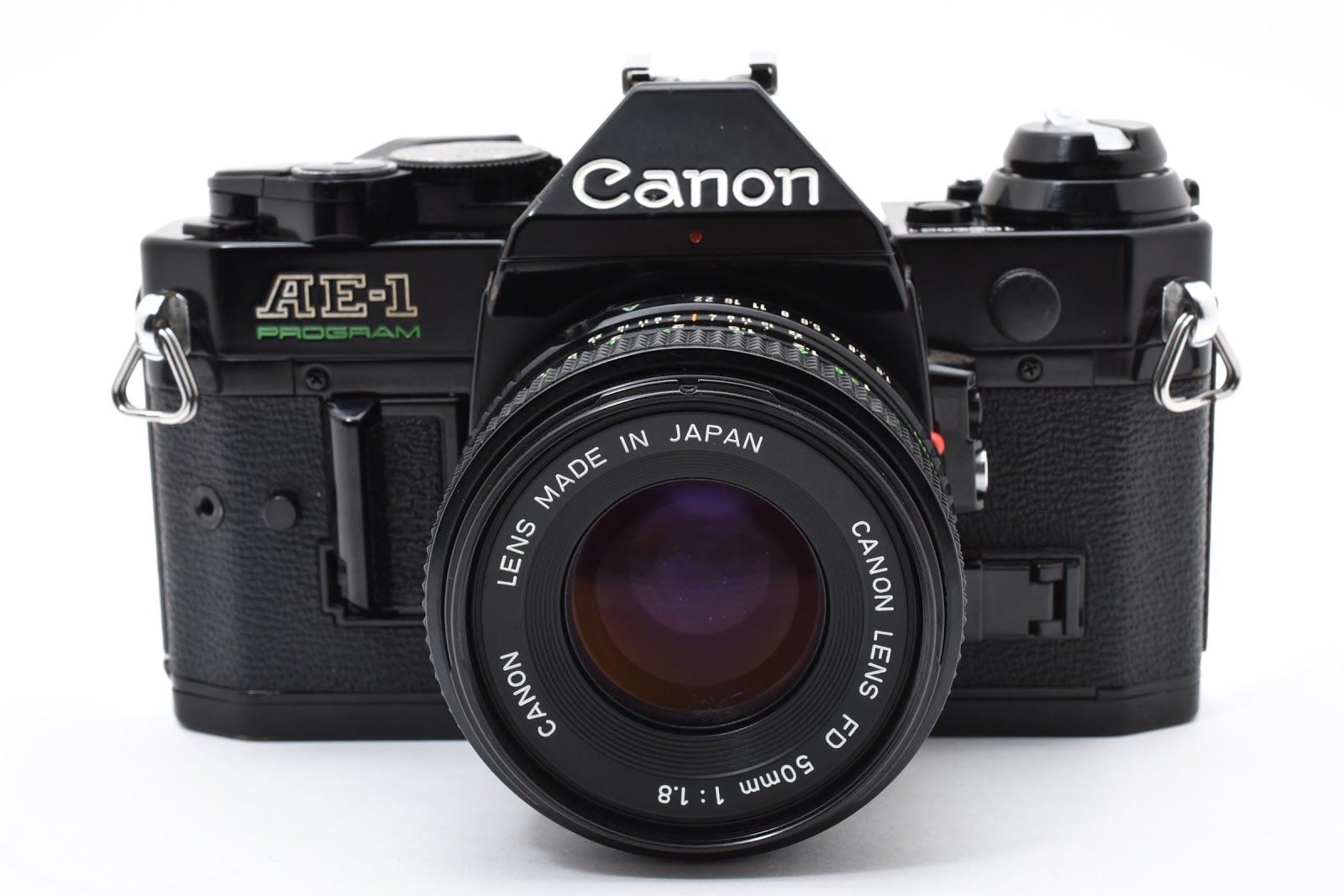 【動作品】Canon A-1 キヤノン FD 50mm F1.8 一眼レフ ☆良品☆ CANON AE-1 PROGRAM ボディ NEW FD 50MM F1.8 シャッター鳴き