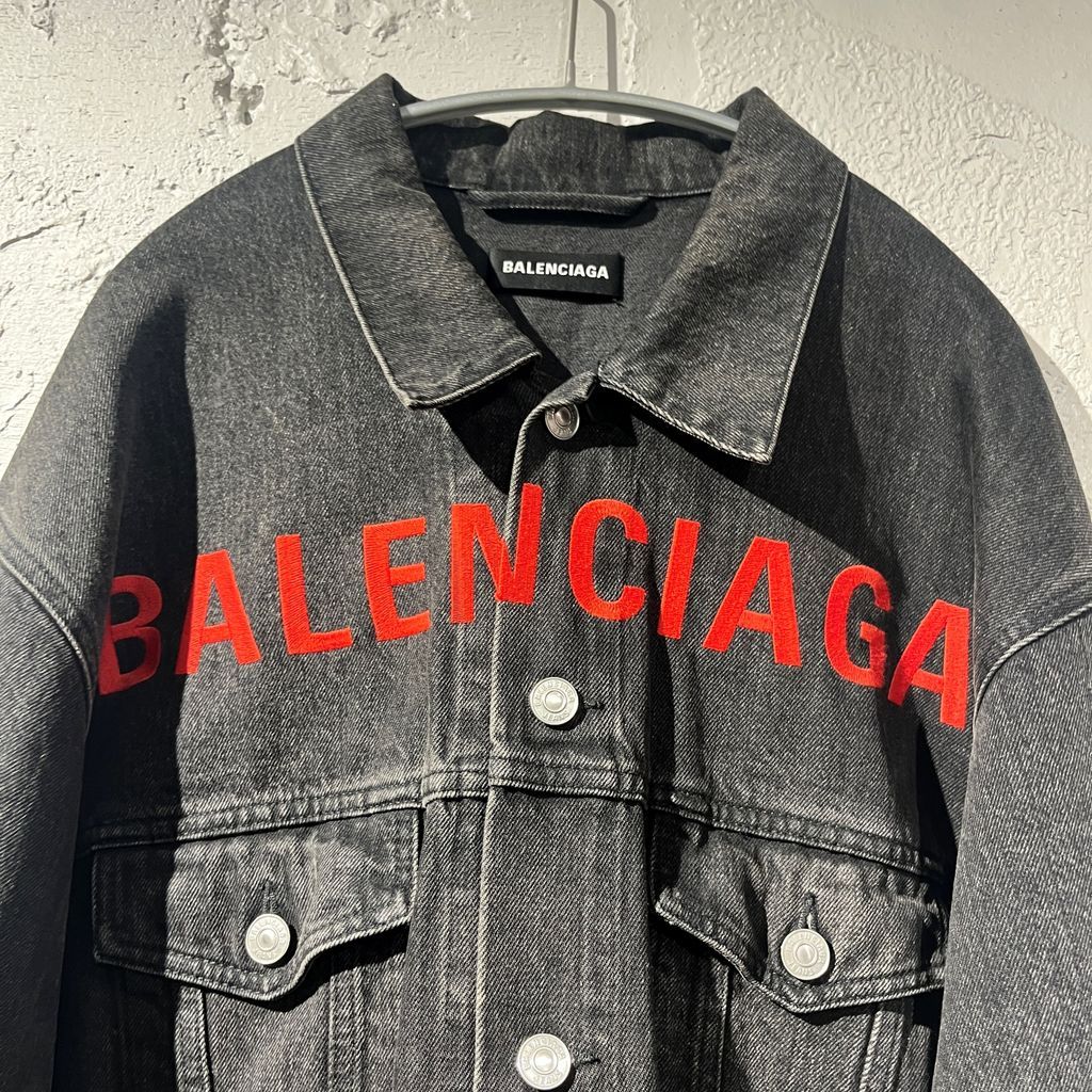 BALENCIAGA バレンシアガ 20SS LOGO DENIM JACKET デニムジャケット