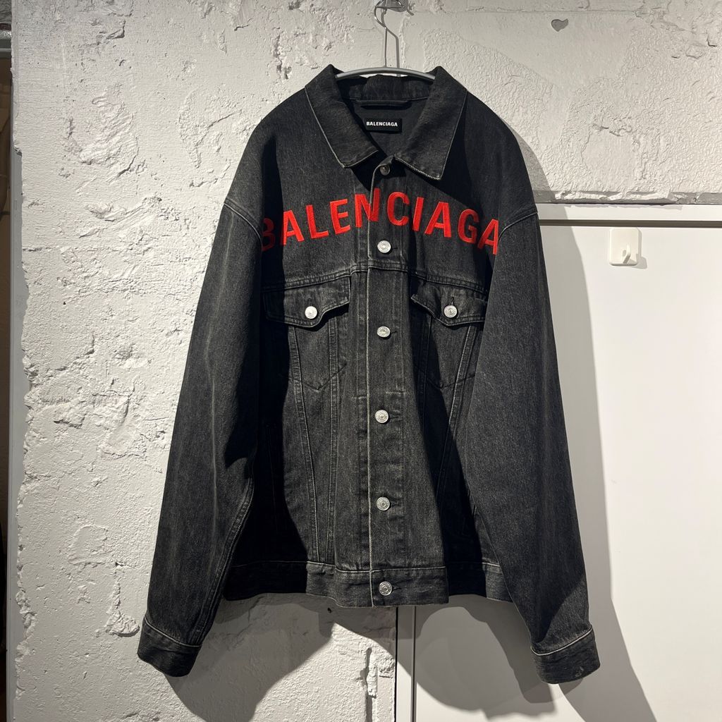 BALENCIAGA バレンシアガ 20SS LOGO DENIM JACKET デニムジャケット