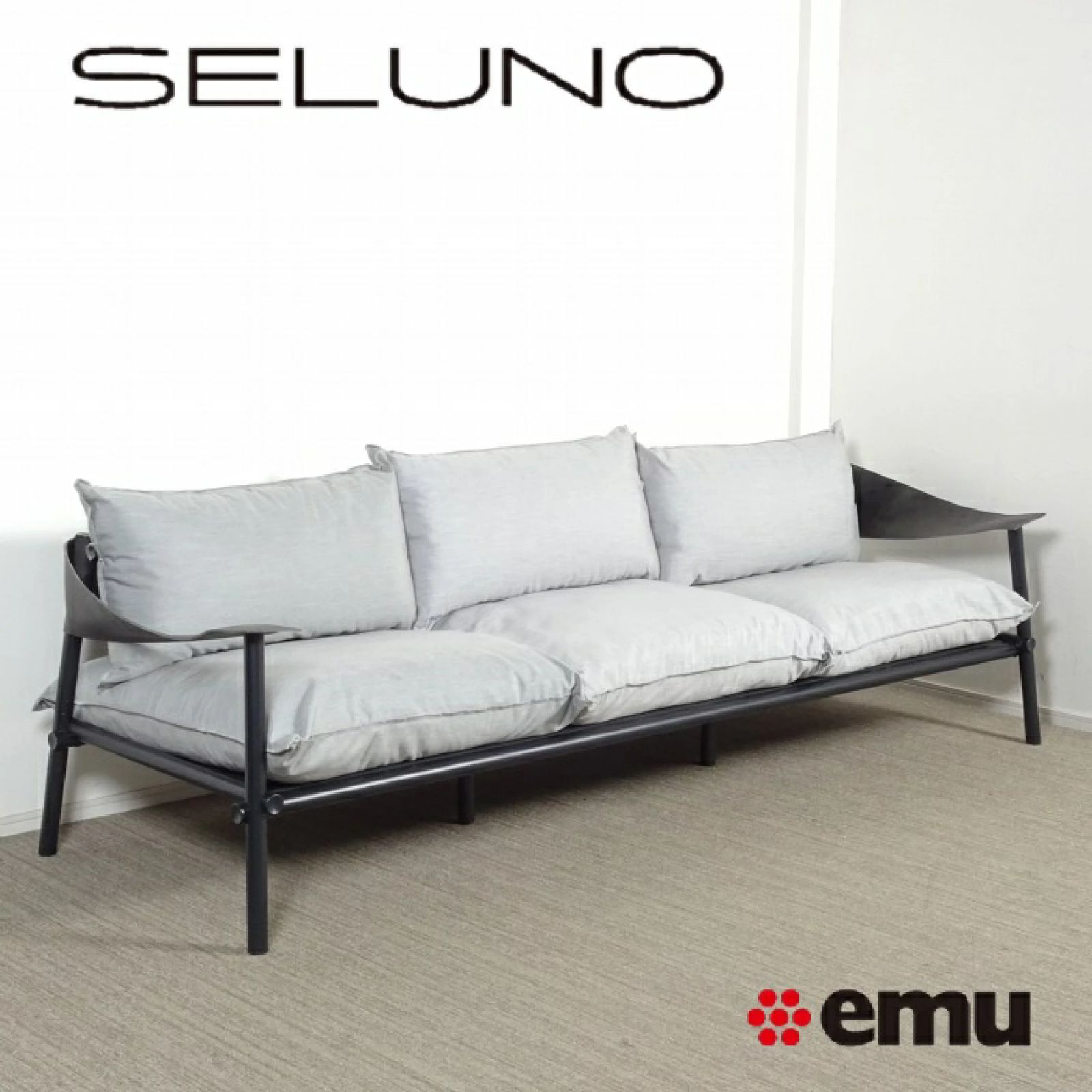 引き取り限定　アスプルンド テラマーレ3人掛けソファ ◾︎SELUNO◾︎ 【展示良品】emu エミュー ASPLUND アスプルンド
