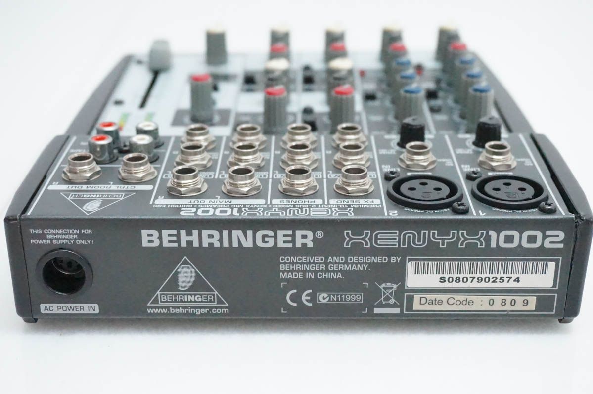 中古】BEHRINGERベリンガー アナログミキサー XENYX 1002 - メルカリ