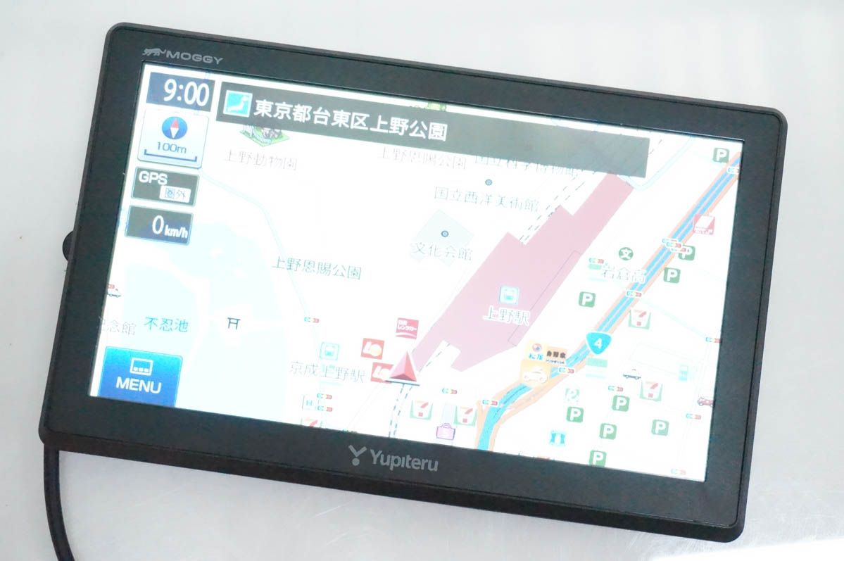 【中古】Yupiteruユピテル 7V型 ワンセグ搭載 ポータブルカーナビ YPB747