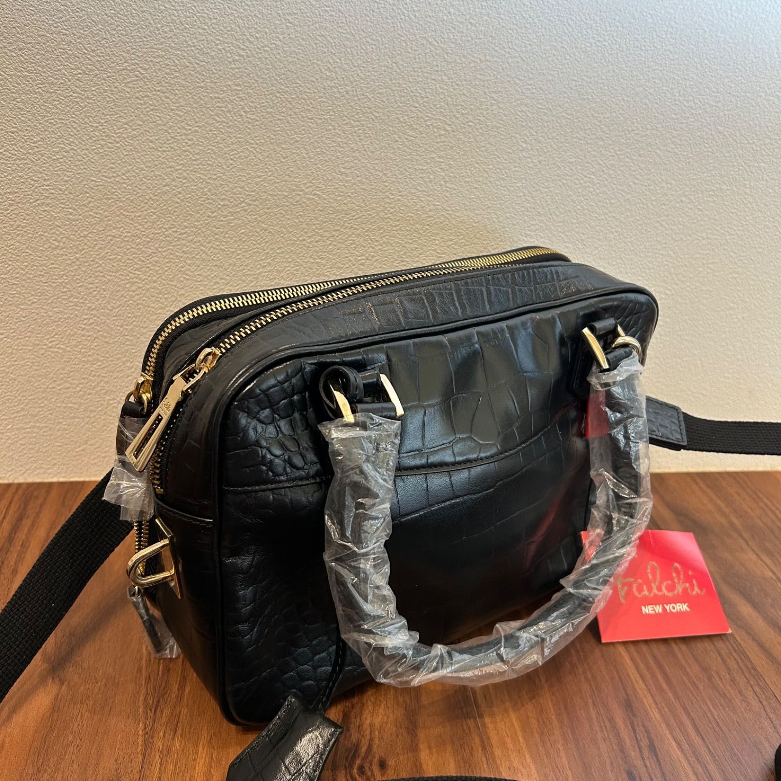 未使用 Falchi NEW YORK レディース ショルダーバッグ ハンドバッグ お 