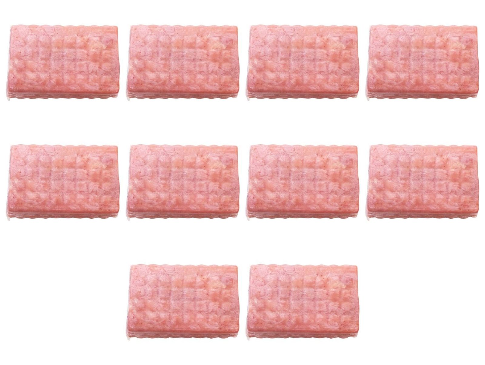 福生ハム 角プレスハム(オールポーク) 約1KG×10本 (まとめ買い)