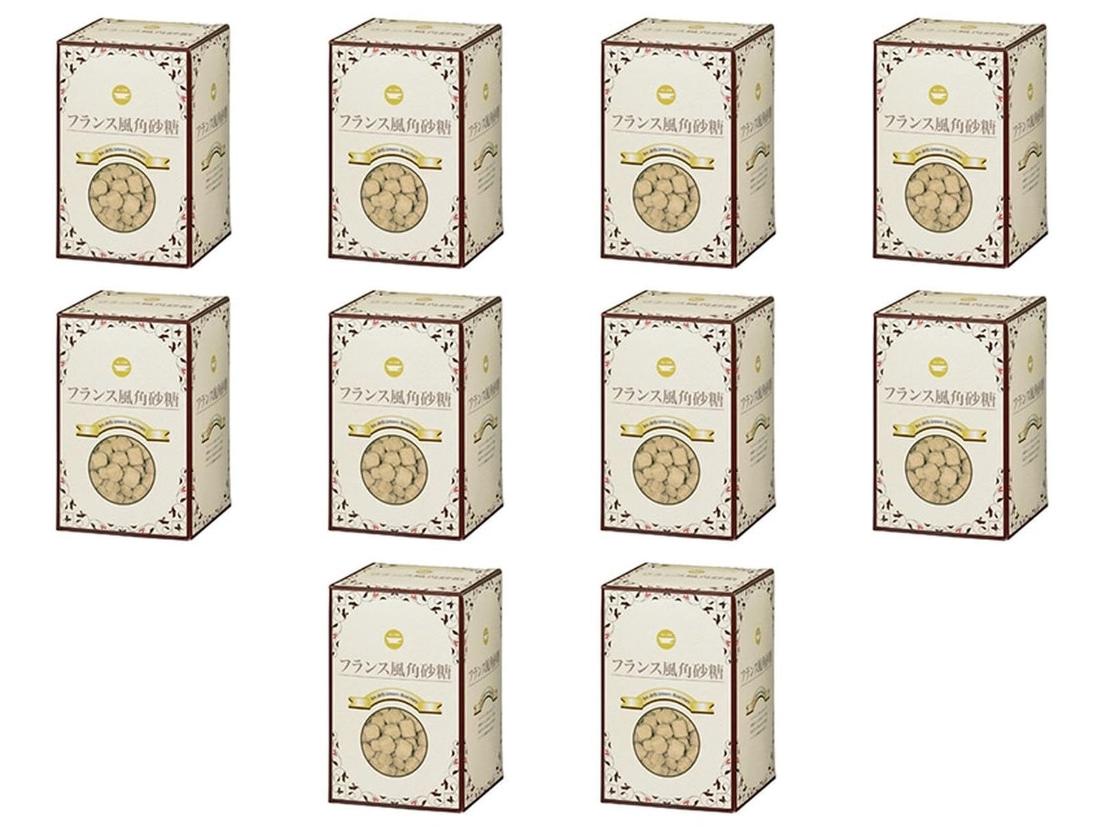 日新製糖 フランス風角砂糖(ブラウン) 1KG×10パック 常温(まとめ買い)