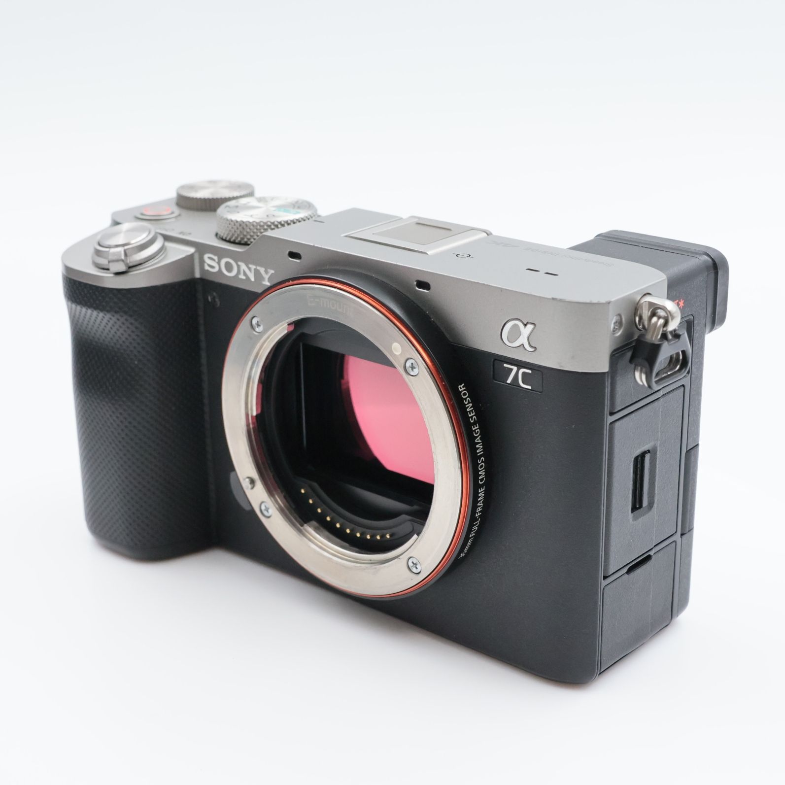 SONY α7C ボディ シルバー ILCE-7C シャッター4.7万回 完動品 □シャッター数5887枚！極上品□ SONY α7C ボディ シルバー ミラーレス
