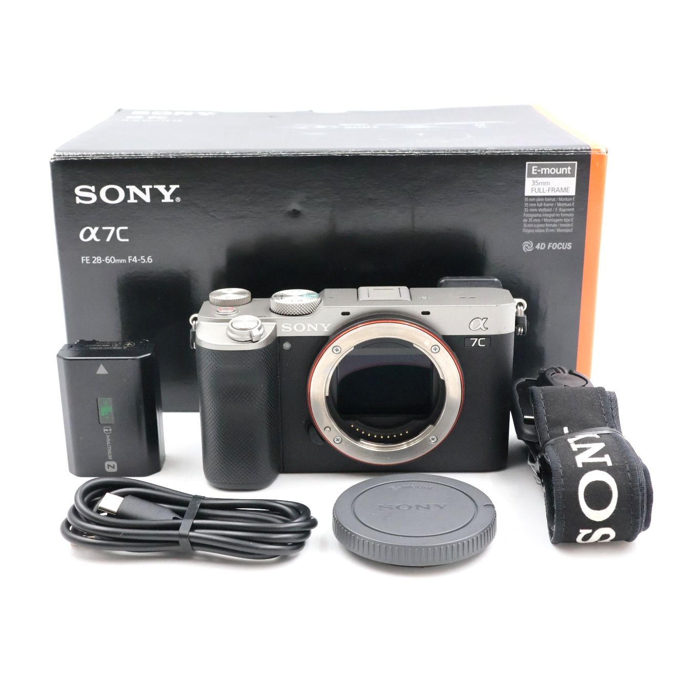 □シャッター数5887枚！極上品□ SONY α7C ボディ シルバー ミラーレス