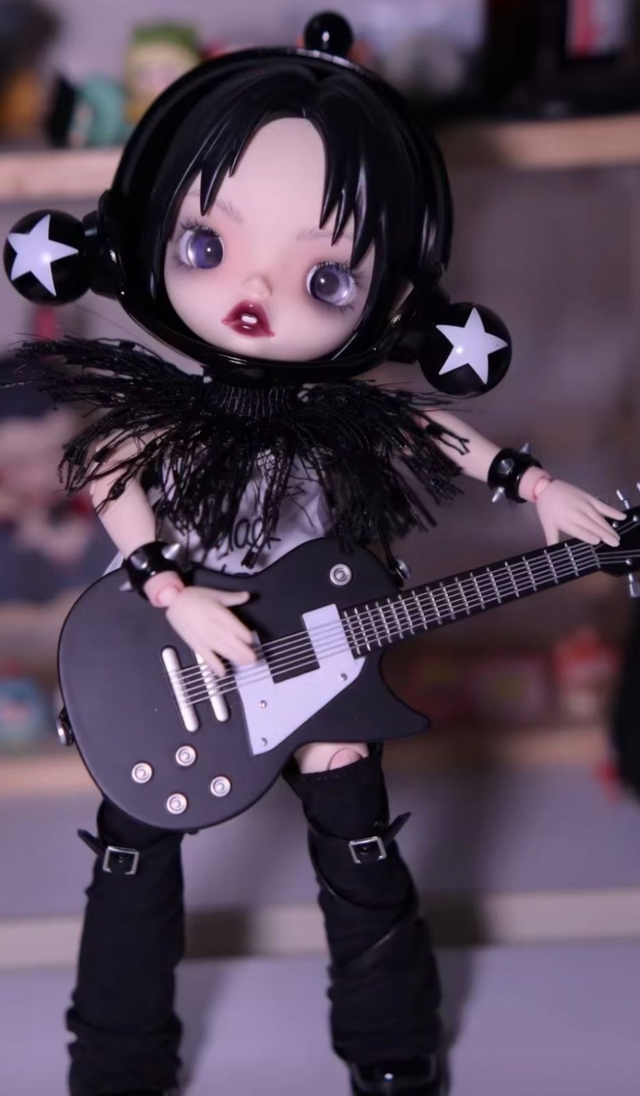 POP MART SKULLPANDA 大崎娜娜 レア 可動フィギュア Nana Rock Style