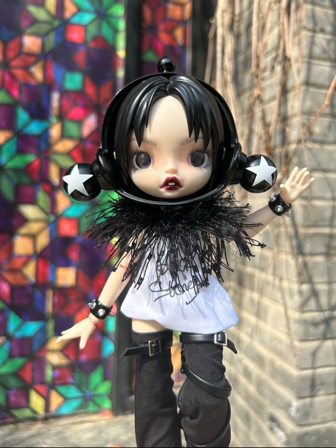 POP MART SKULLPANDA 大崎娜娜 レア 可動フィギュア Nana Rock Style