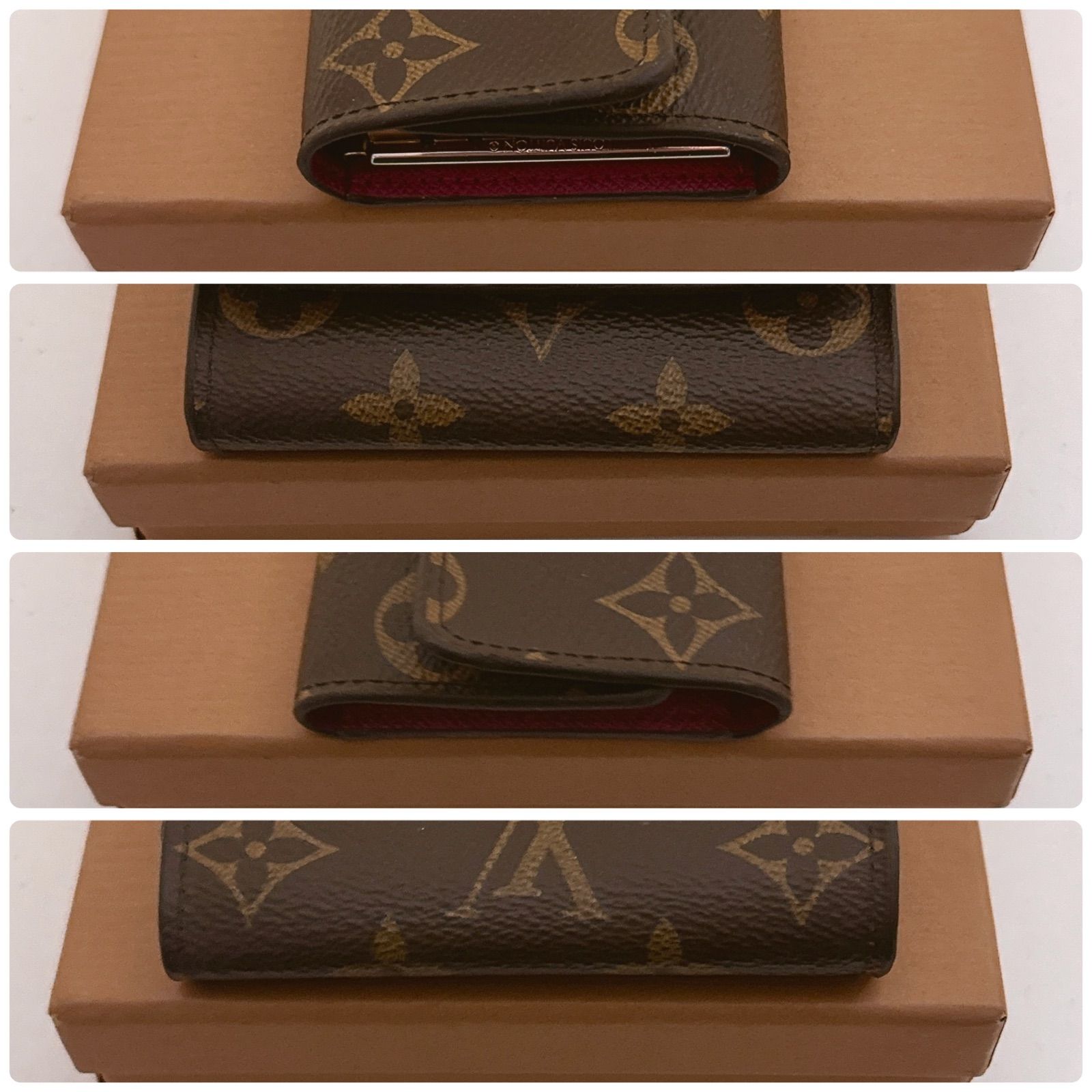 LOUIS VUITTON ルイヴィトン モノグラム ミュルティクレ6 フューシャ 6