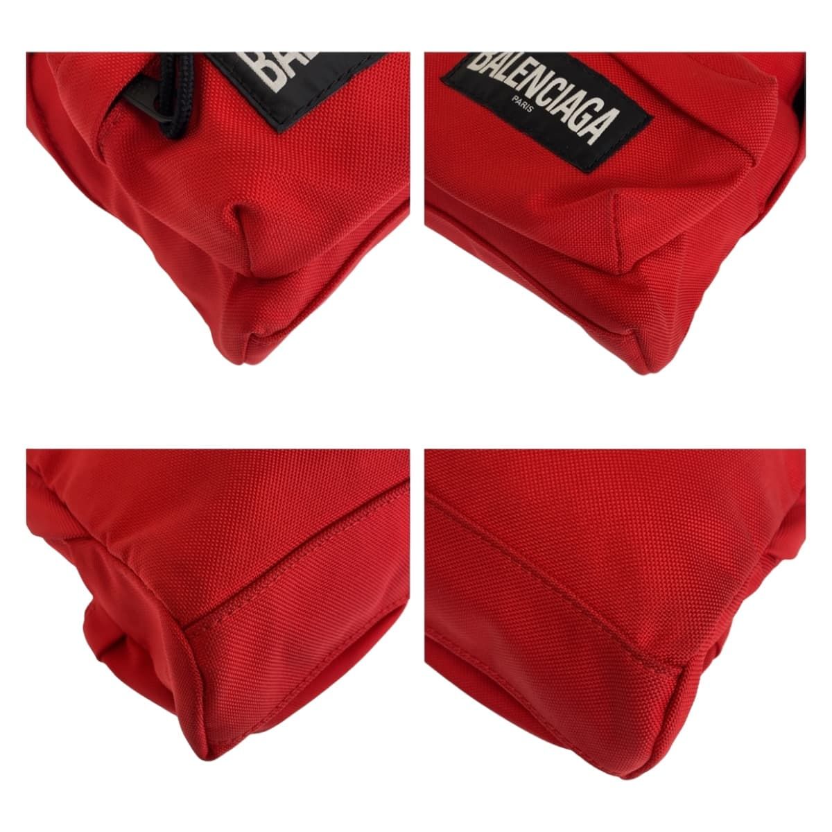 美品 BALENCIAGA バレンシアガ エクスプローラー レッド ブラック 黒