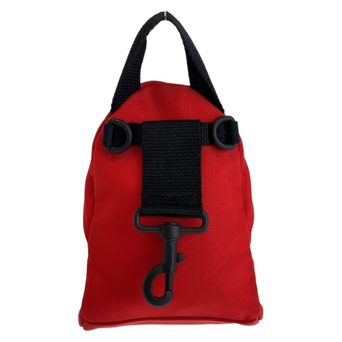 美品 BALENCIAGA バレンシアガ エクスプローラー レッド ブラック 黒