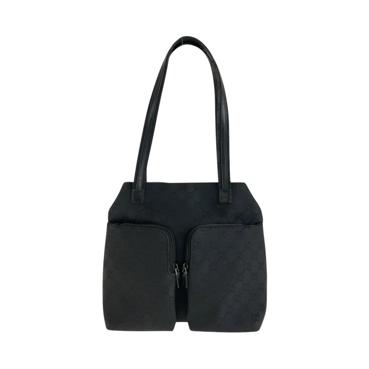 GUCCI グッチ ブラック 黒 GGキャンバス/レザー 002 1076 ショルダー 