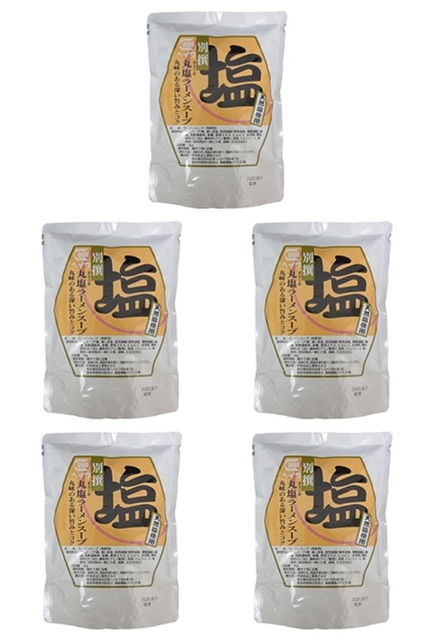 平和食品工業 別撰丸塩ラーメンスープ 1KG×5ケース 常温(まとめ買い)