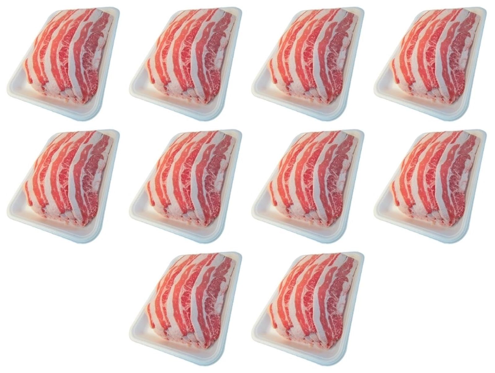 牛バラスライス (アメリカ産) 500G×10パック (まとめ買い)
