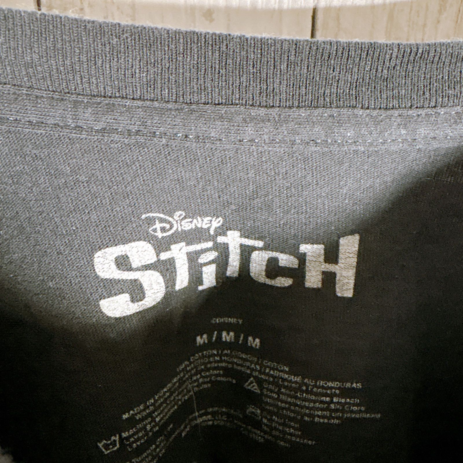 入手困難】00s Disney Vintage stitch スティッチ ブラック 半袖T 
