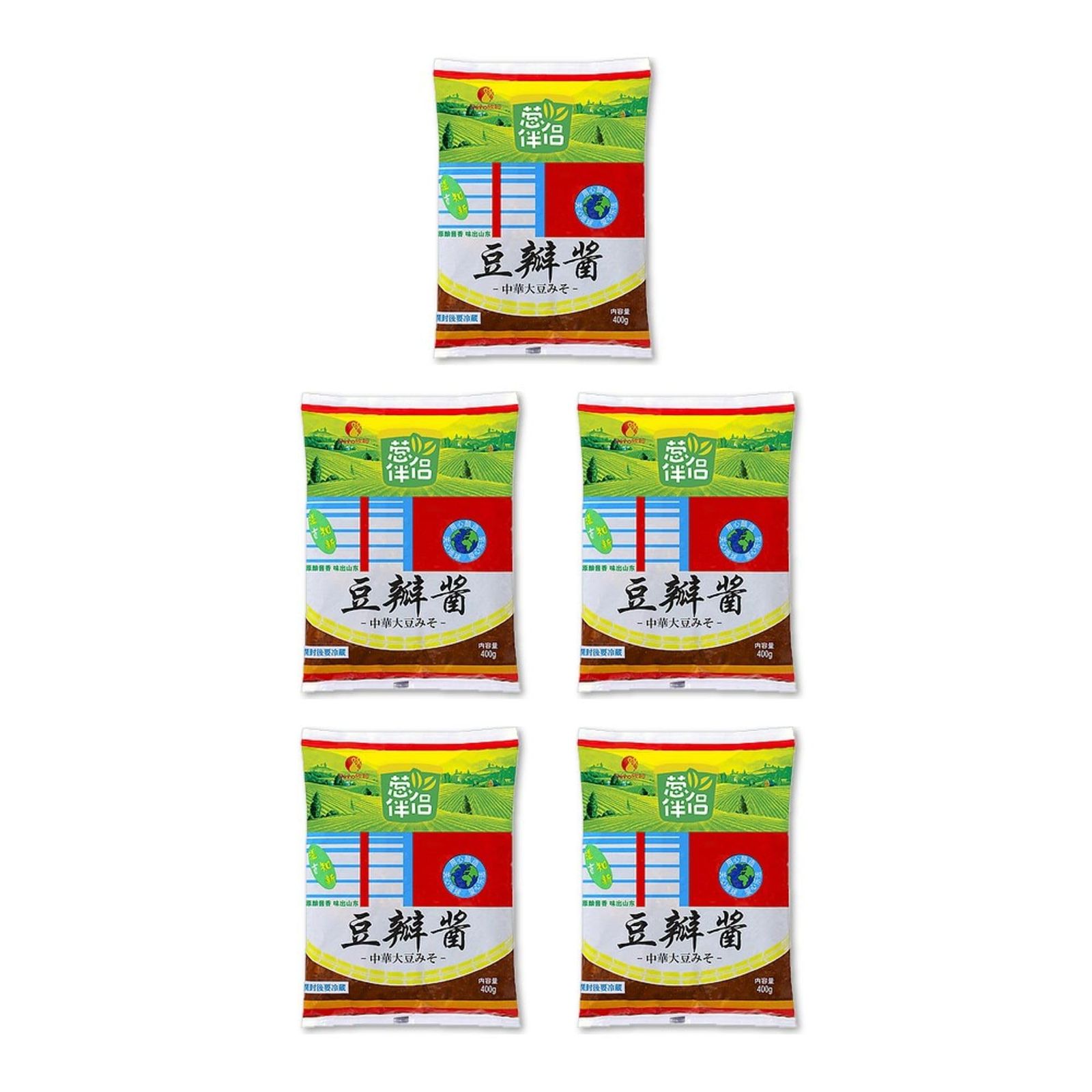 Vandro 中華大豆みそ(豆瓣醤) 400g ×5 点