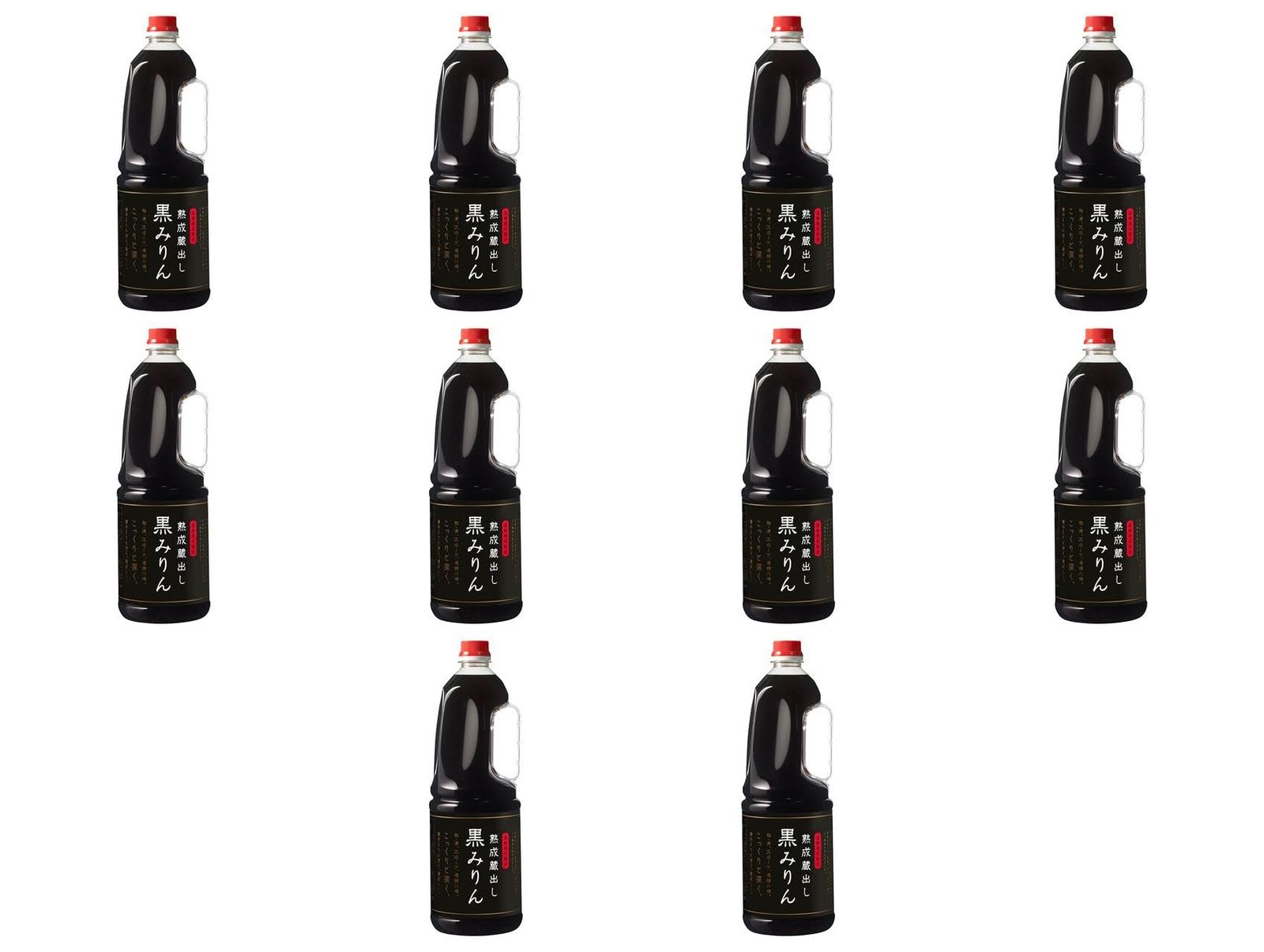 熟成蔵出し 黒みりん 1.8L×10本 (まとめ買い)
