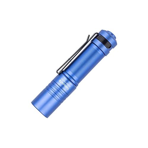 ThruNite ARCHER PRO V2 EDC 懐中電灯 ミニ テール スイッチ LED 懐中電灯 USB C 充電式小型ポケット ペンライト4段階モード切替可能+ストロボ 軽量 防災 アウトドア 停電対策 緊急用-青 国内発送