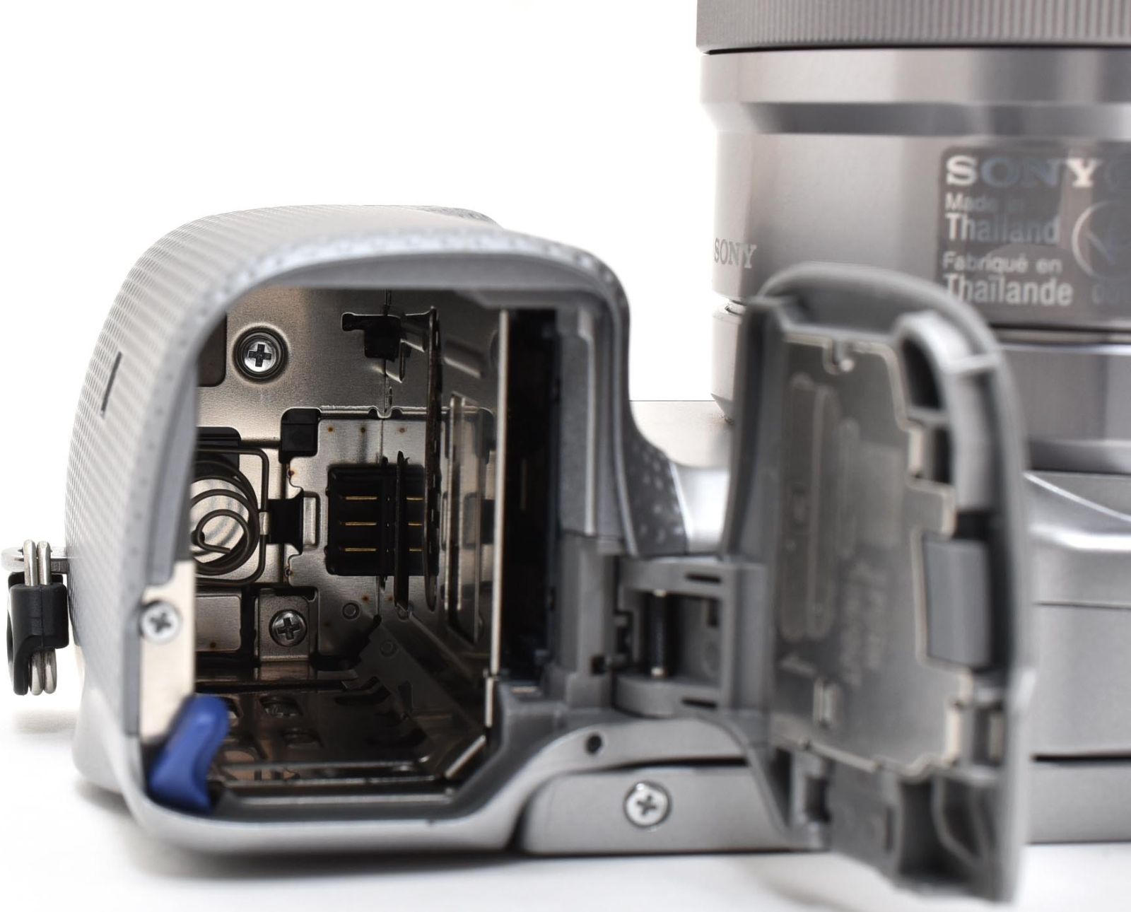 ソニー ミラーレス SONY α NEX-5T レンズキット シルバー 中古 Wi-Fi