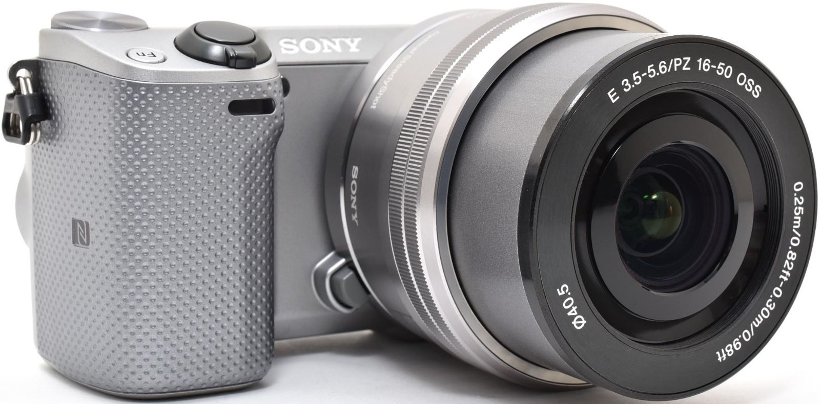 ソニー ミラーレス SONY α NEX-5T レンズキット シルバー 中古 Wi-Fi