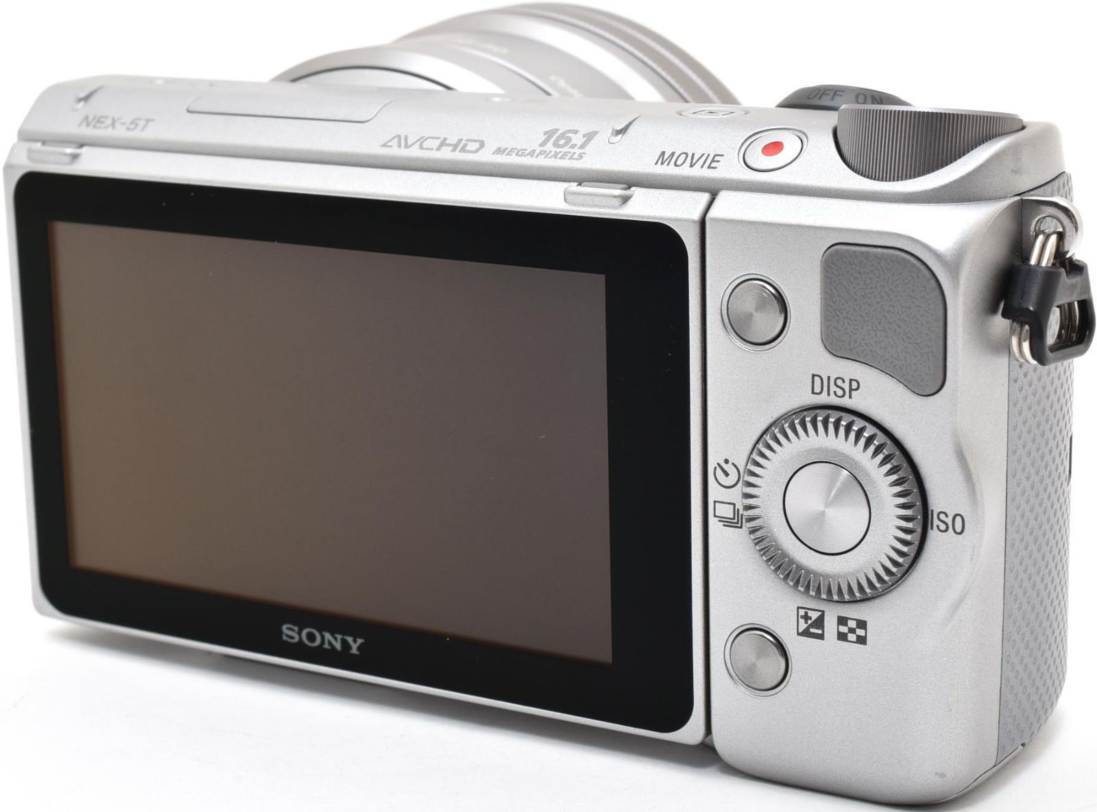 ソニー ミラーレス SONY α NEX-5T レンズキット シルバー 中古 Wi-Fi