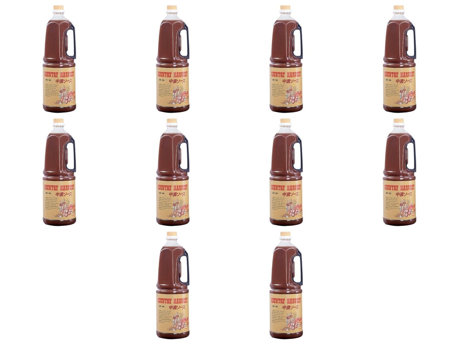 高橋ソース カントリーハーヴェスト 中濃ソース 1.8L×10本 常温(まとめ買い)