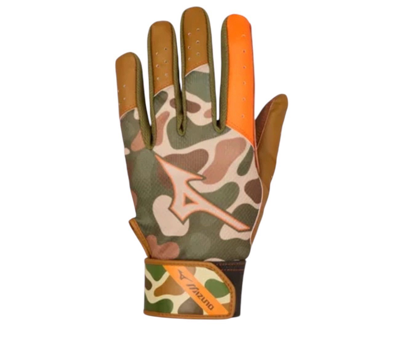 MIZUNO ミズノ USA バッティンググローブ 両手用 野球 打撃用 手袋 MVP Adult Baseball Batting Glove DUCK CAMO