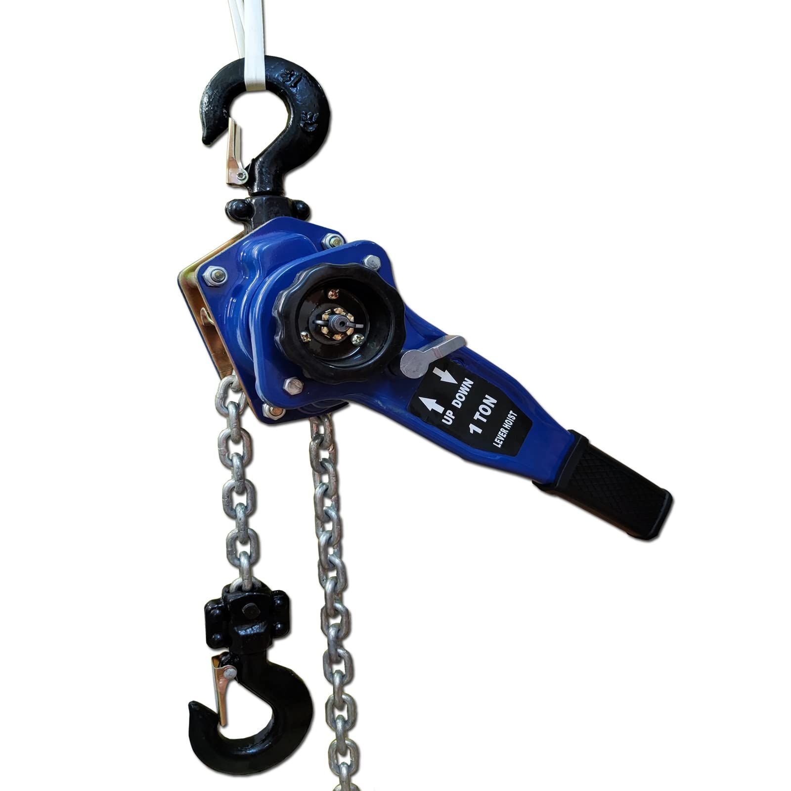 【在庫処分】チェーン 荷締機 ホイスト ローラー 牽引機チェーン 荷締め機 ガッチャ 固定 チェーンブロック チェーンブロック 1000kg 工具 3m 1ton レバーホイスト