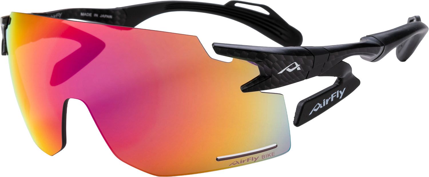 エアフライ Airfly AF301BKシリーズ非調光レンズ装着モデル メガネ 鼻パッド無し サイドパッド 熱中症対策 サングラス 跡付かない 鼻 汗 軽量 長時間 ストレス軽減 AF301C3BK フレーム/ブラックマット