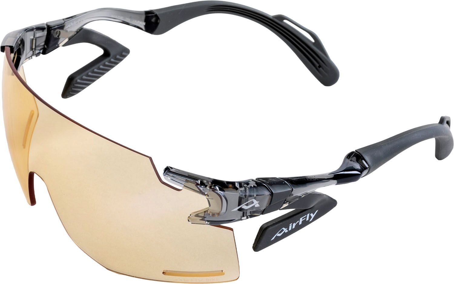 エアフライ Airfly エアフライ Air Fly AF-301 C-34 ID 50 スポーツサングラス メンズ レディース ブルーライトカット フィット UVカット 熱中症対策 AF301C34ID フレーム/クリアーアッシュ