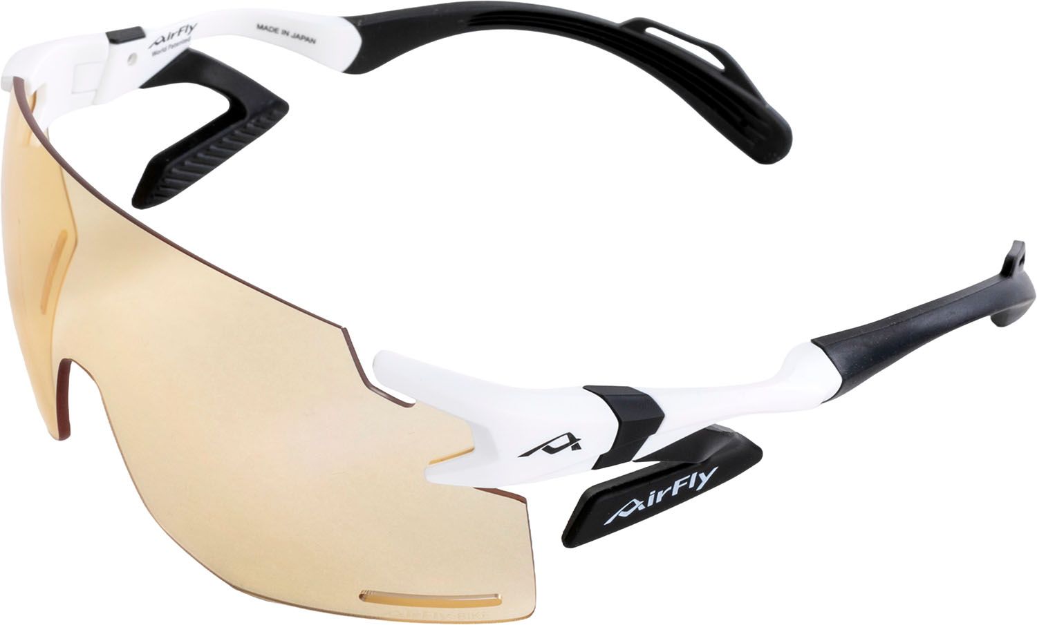エアフライ Airfly エアフライ Air Fly AF-301 C-2 ID 50 スポーツサングラス メンズ レディース ブルーライトカット フィット UVカット 熱中症対策 AF301C2ID フレーム/ホワイトマット