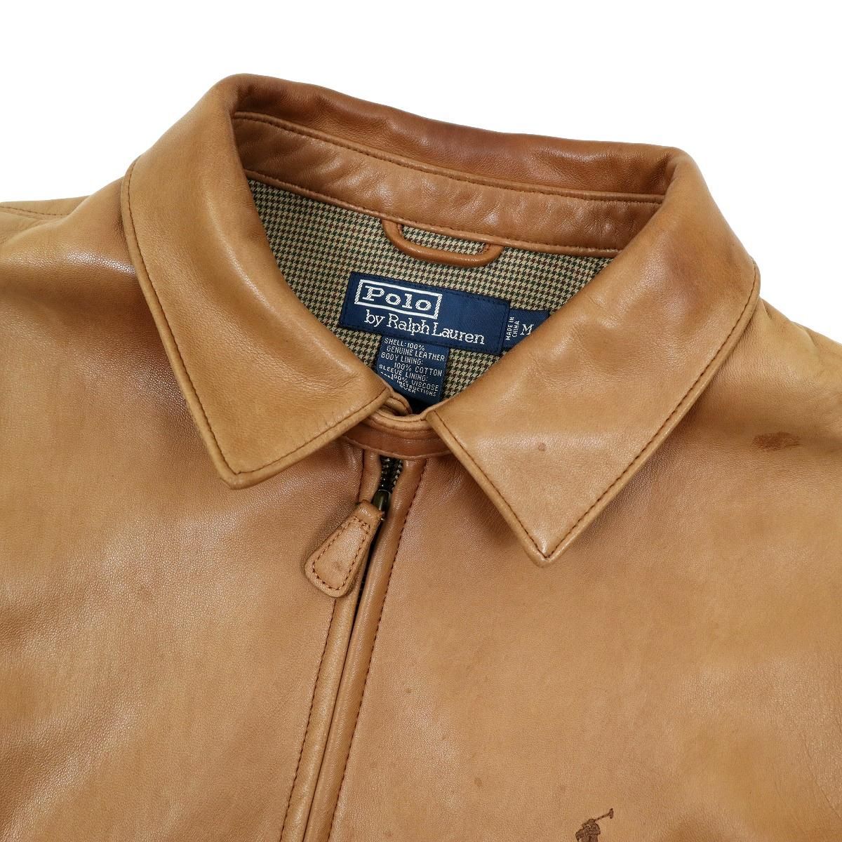 M474】POLO RALPH LAUREN ポロラルフローレン レザージャケット