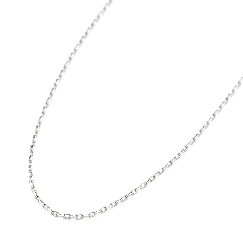 PT999 純プラチナ カット アズキ チェーン ネックレス 約1.20ｇ 約40ｃｍ 造幣局 検定 入り 純PT ぷらちな 0