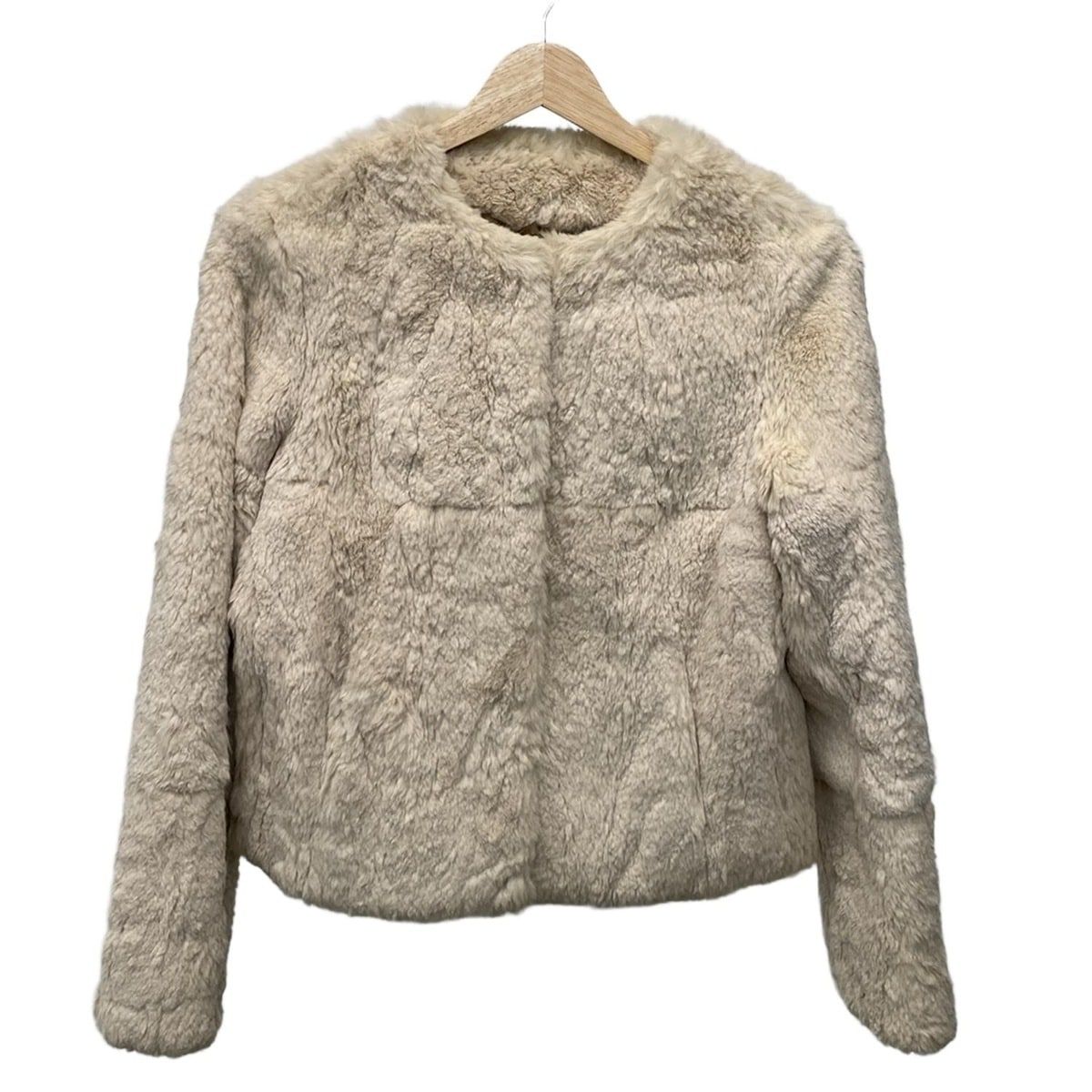 DKNY(ダナキャラン) コート サイズ4 XL レディース - ピンクベージュ