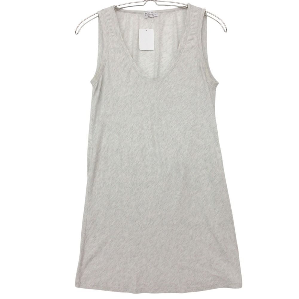 Brunello Cucinelli ブルネロクチネリ タンクトップ モニーレ装飾