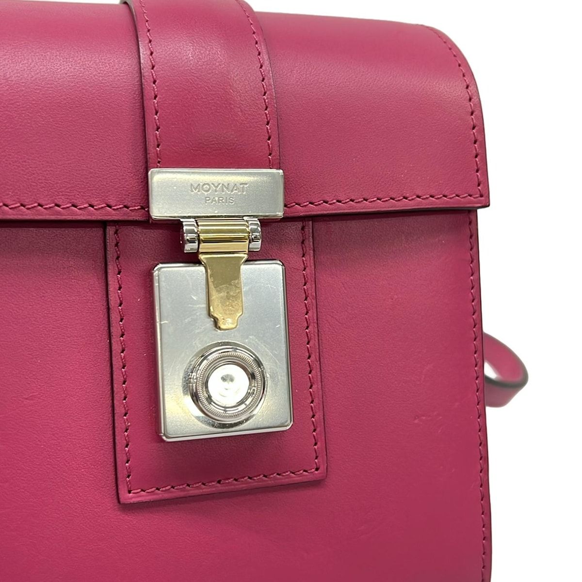 MOYNAT(モワナ) ショルダーバッグ美品 Cabotin(カボタン) ピンク