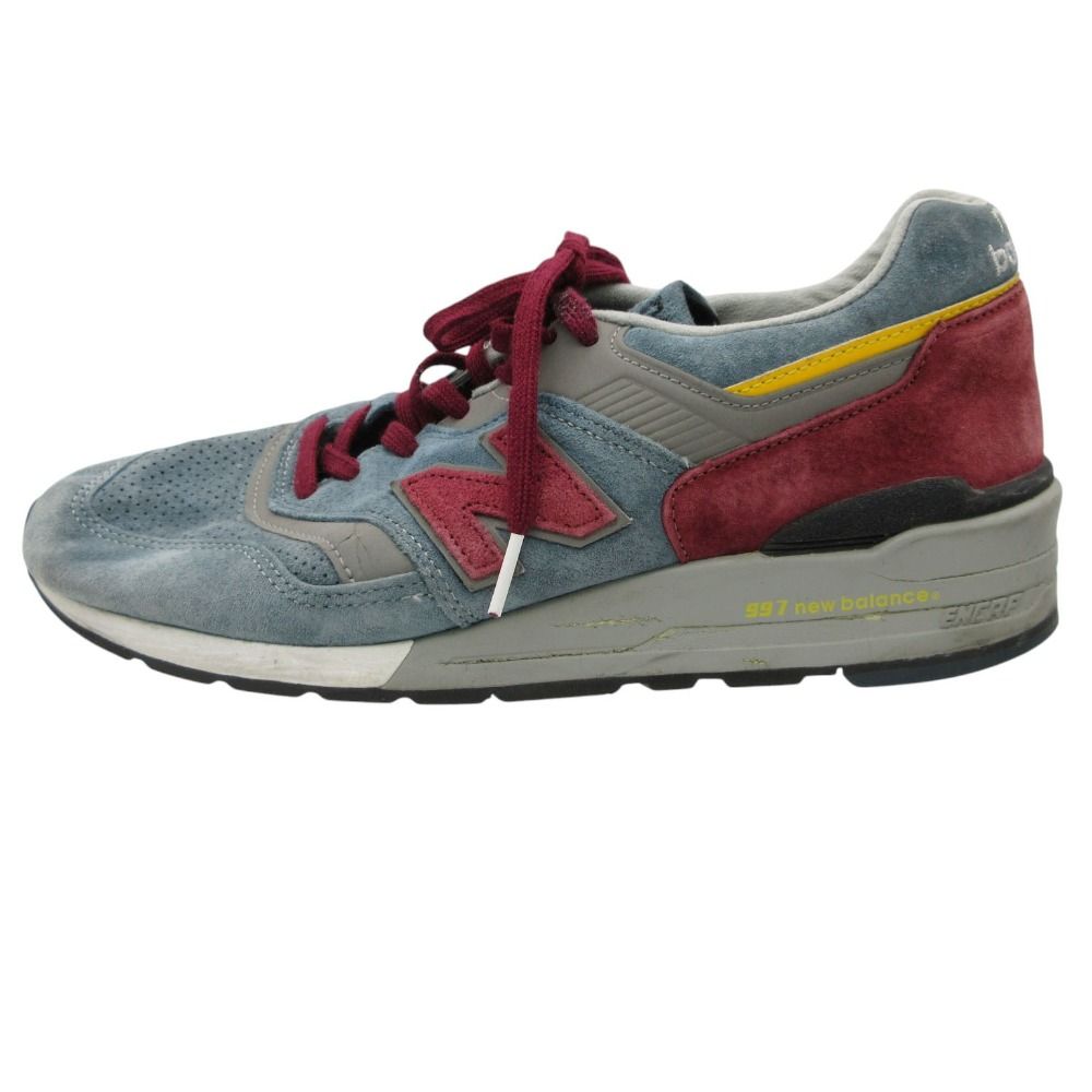 NEW BALANCE ニューバランス スニーカー MADE IN U.S.A. BLUE/BURGUNDY 