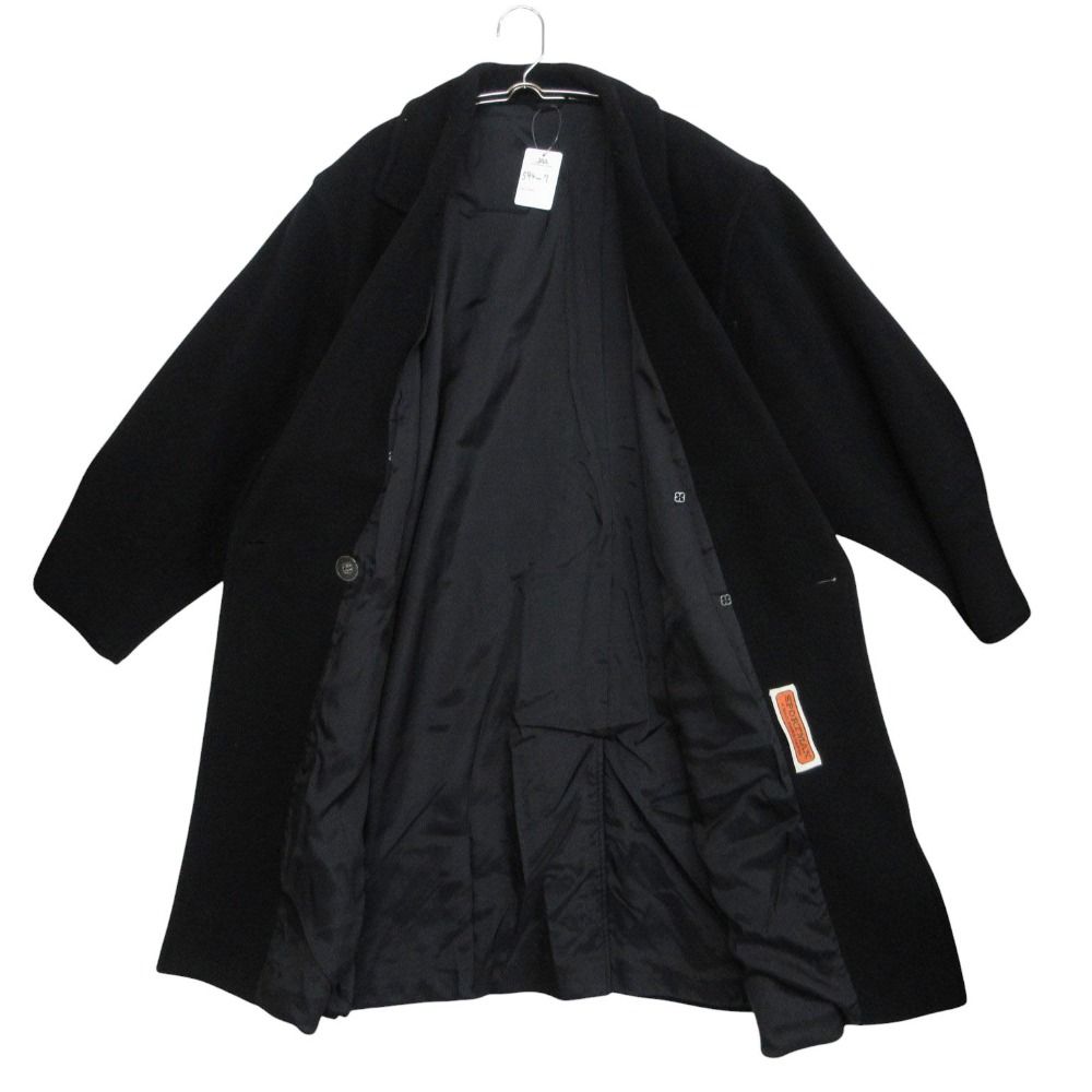 MaxMara マックスマーラ カシミア混 黒 ウール ロングステンカラーコート MAX MARA マックスマーラ スポーツマックス コート ロング アウター 総